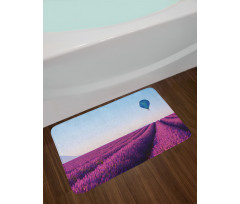 Lavender Field Balloon Bath Mat