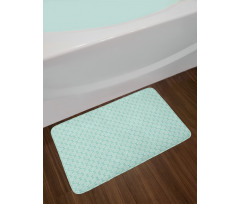 Monochrome Vintage Lace Bath Mat