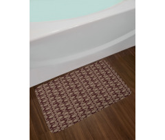 Oriental Damask Art Bath Mat