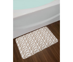 Intricate Leafy Art Bath Mat