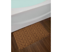 Fashion Motif Pattern Bath Mat