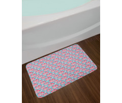 Abstract Petals Bath Mat