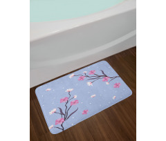 Apple Blossoms Branch Bath Mat