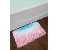 Cherry Blossom View Bath Mat