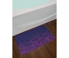 Modern Abstract Dots Bath Mat