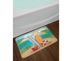 Summer Holiday Fun Bath Mat