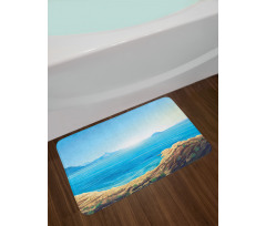 Seascape Cartoon Bath Mat