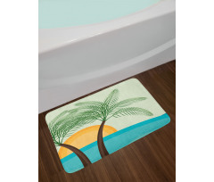 Modern Summer Bath Mat