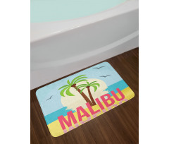 Malibu Sunset Ocean Bath Mat