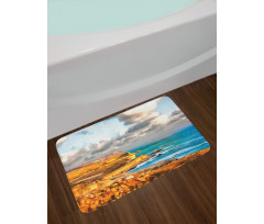 Digital Painting Sea Bath Mat