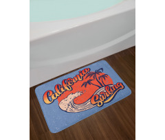 California Surfing Bath Mat