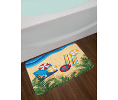 Tranquil Coast Fun Bath Mat