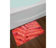 Close up Fern Leaf Bath Mat