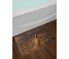 Scoop and Raw Wheat Bath Mat