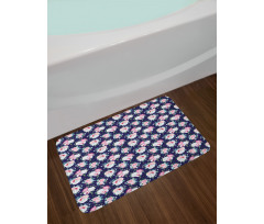 Tender Floral Bouquet Bath Mat