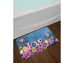 Valentines Bouquet Bath Mat