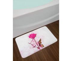 Romantic Abstract View Bath Mat