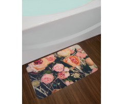 Rustic Bouquet Art Bath Mat