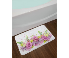 Spread Romantic Flower Bath Mat