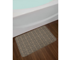 Nature Tone Damask Bath Mat