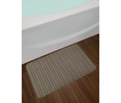 Circle Floral Art Bath Mat