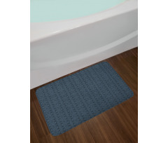 Dark Intricate Bath Mat