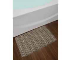 Eastern Curvy Art Bath Mat