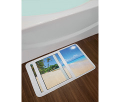 Island Scenery Traveling Bath Mat