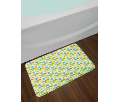 Pattern of Wildlife Bath Mat