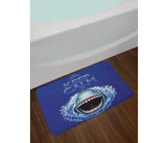 Wild Shark Hunter Bath Mat