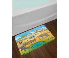 Landscape Forest Bath Mat