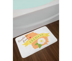 Greetings State Design Bath Mat