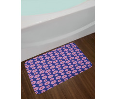 Rhythmic Vibrant Floral Bath Mat