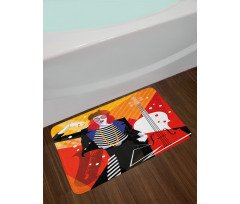 Music Theme Bath Mat