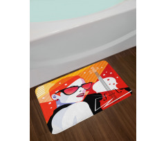 Vibrant Instrumental Bath Mat