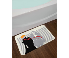 Contemporary Stripes Bath Mat