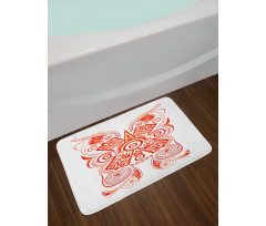 Mayan Aztec Symbolic Pattern Bath Mat