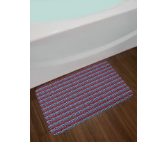 Cursive Horizontal Lettering Bath Mat