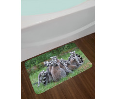 Ring Tailed Madagascar Monkey Bath Mat