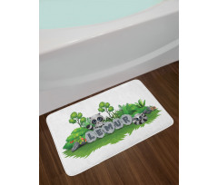 Madagascar Forest Animals Bath Mat