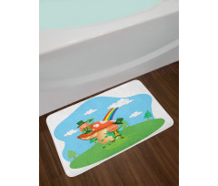 St Patrick's Day Happy Bath Mat