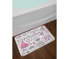 Fairy Tale Princess Tiara Bath Mat