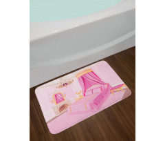 Princess Bedroom Interior Bath Mat