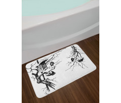 Nest of Sparrows Bath Mat