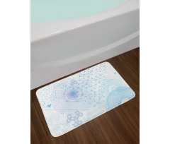 Geometric Science Motifs Bath Mat