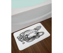 Abstract Octopus Bath Mat