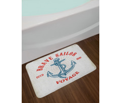 Voyage Anchor Art Bath Mat