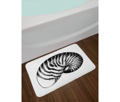 Vintage Sea Shell Bath Mat