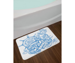 Crab Skull Shell Bath Mat