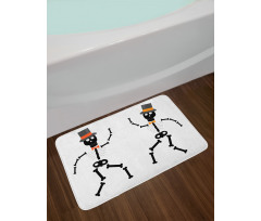 Halloween Fun Hat Bath Mat